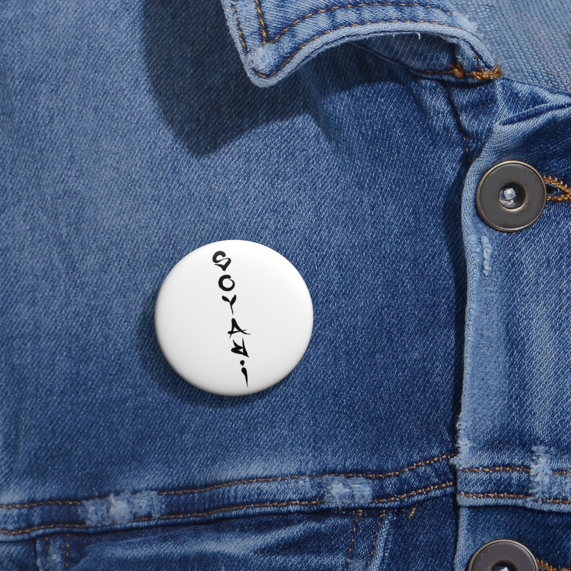 Soyari Script Pin — Minimalist