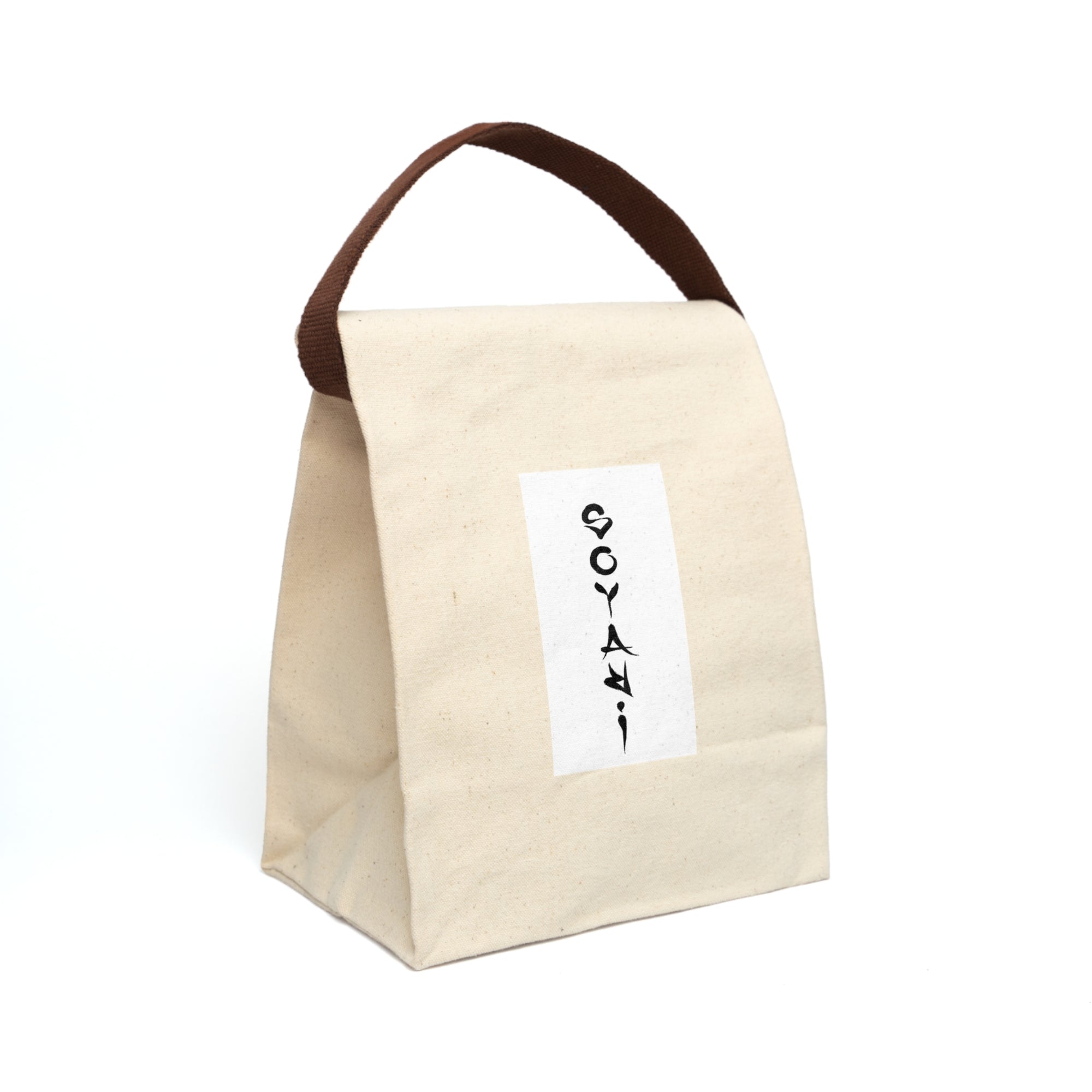 Soyari Natural Cotton Canvas Lunch Bag w/ Strap