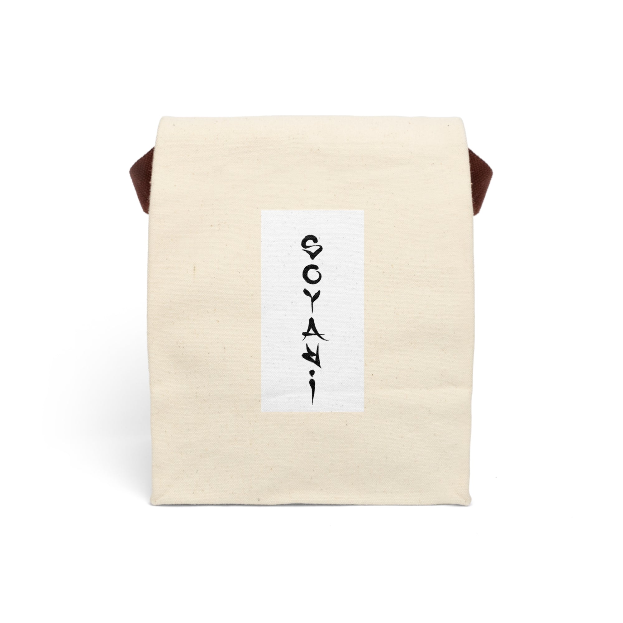 Soyari Natural Cotton Canvas Lunch Bag w/ Strap