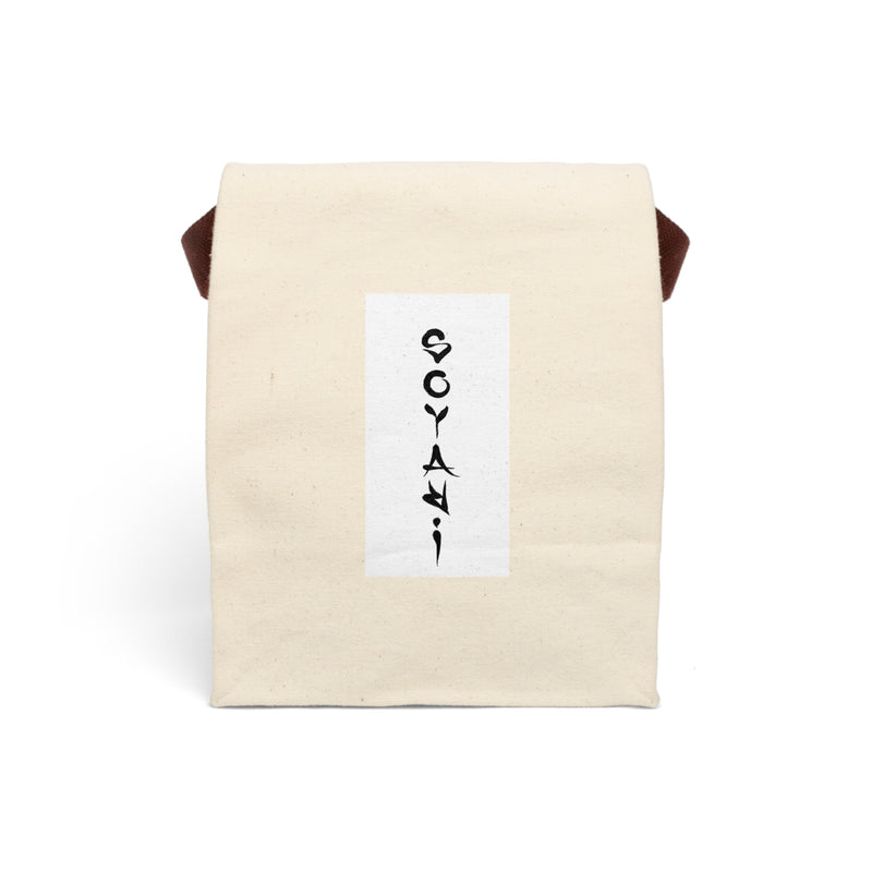 Soyari Natural Cotton Canvas Lunch Bag w/ Strap
