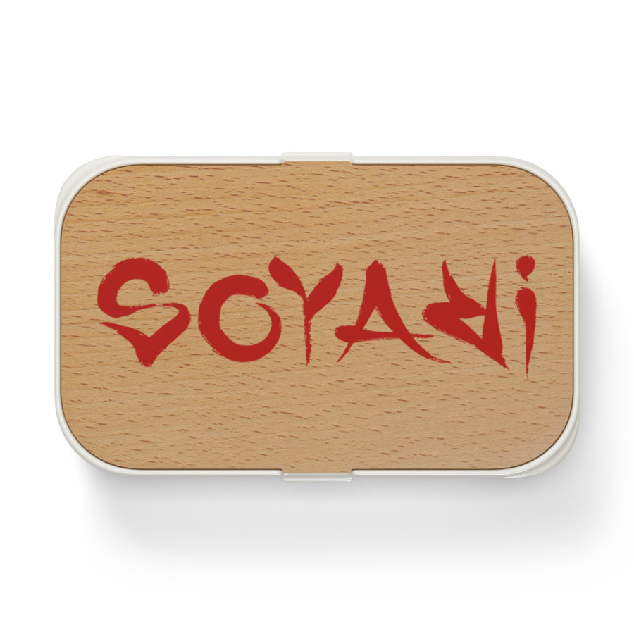 Soyari Bento Lunch Box — Wooden Lid