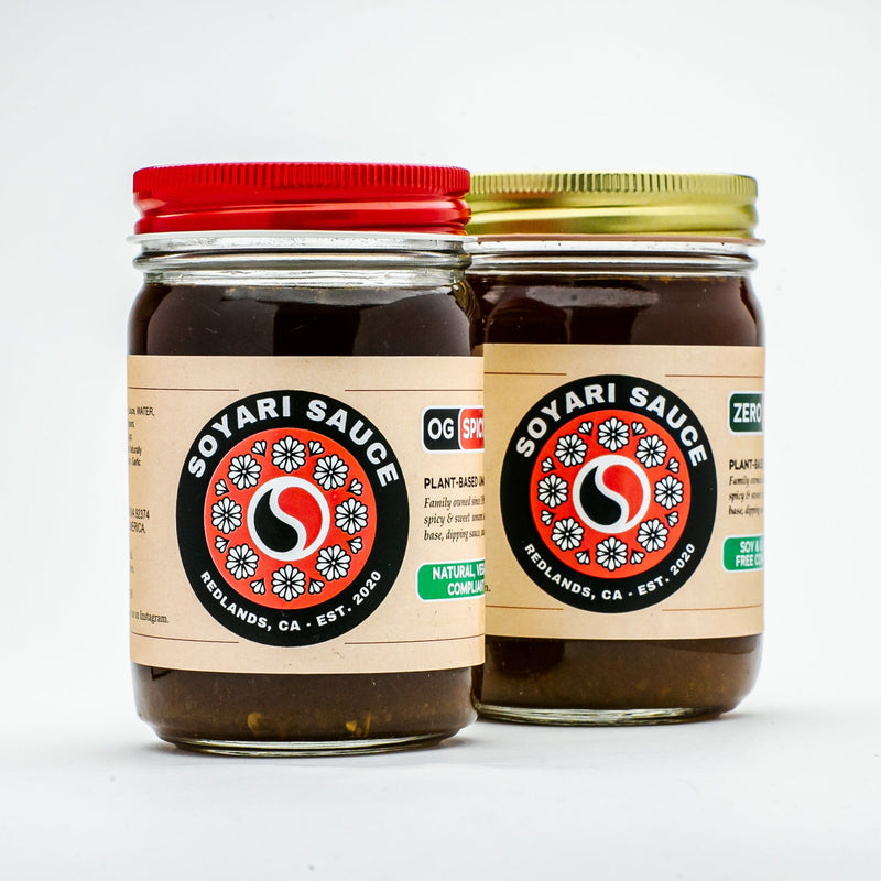 OG SPICY Soyari Soy Umami Sauce 12oz jar