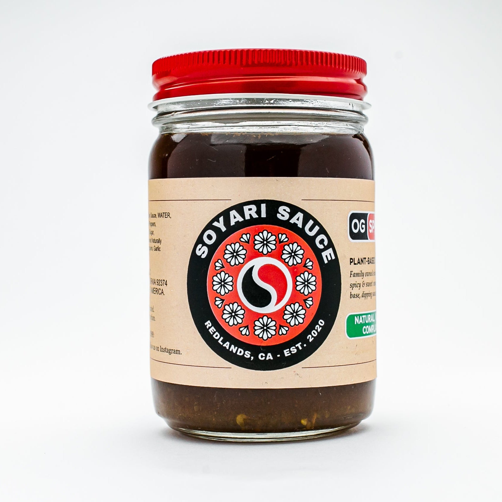 OG SPICY Soyari Soy Umami Sauce 12oz jar