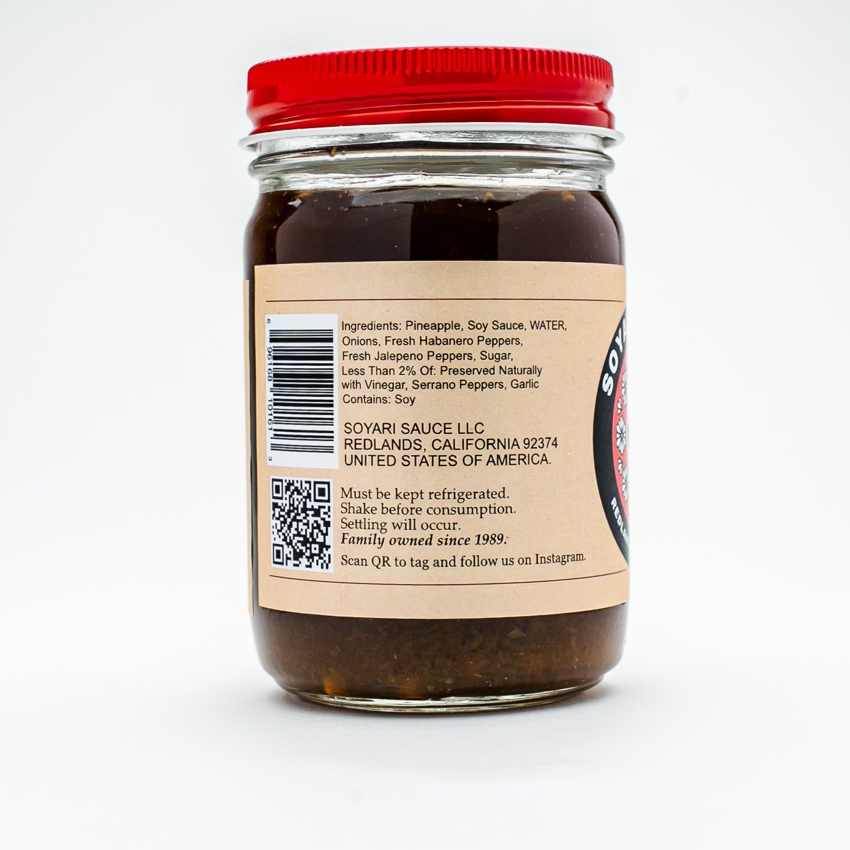OG SPICY Soyari Soy Umami Sauce 12oz jar